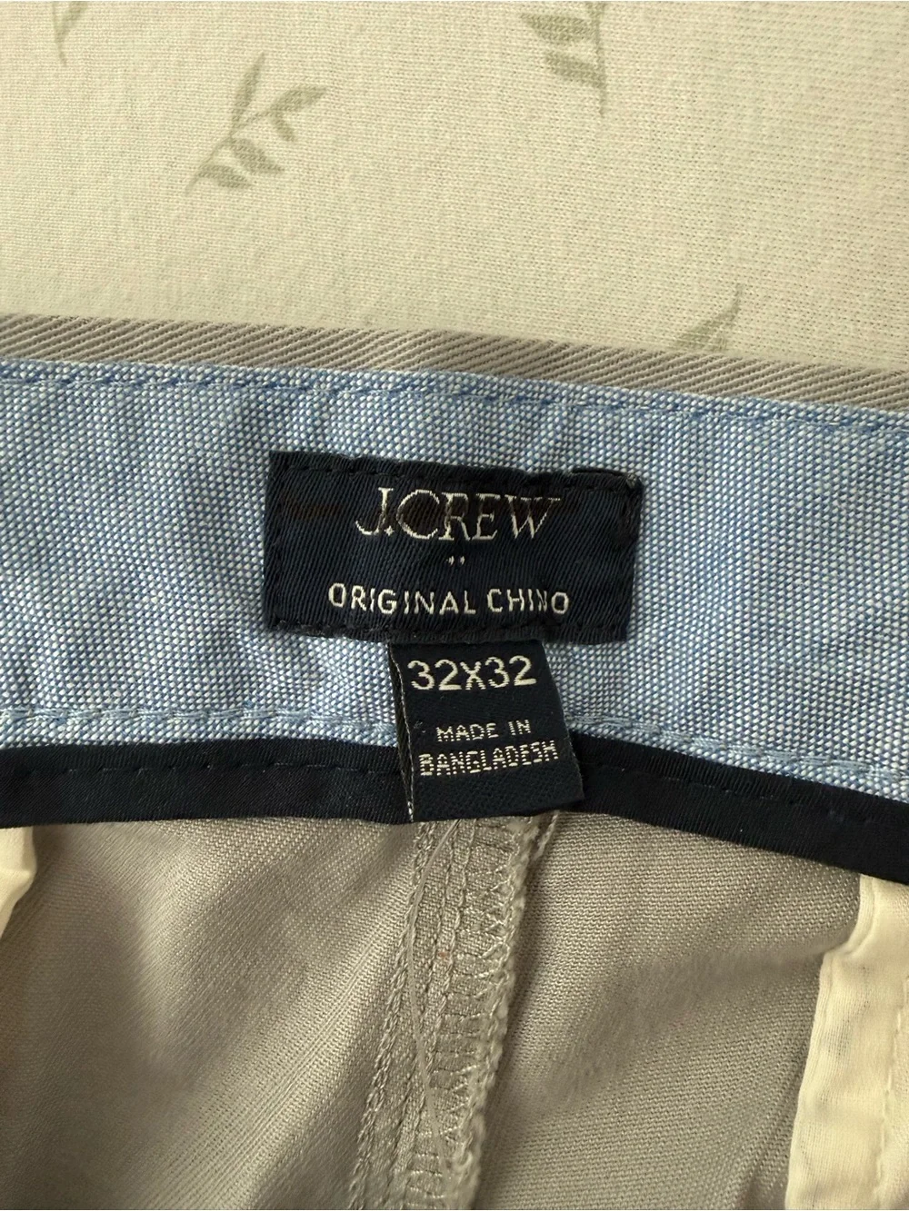 NWT J. Crew Slim-fit Original Chino Pant Polished Stone Light Gray Size 32x32
